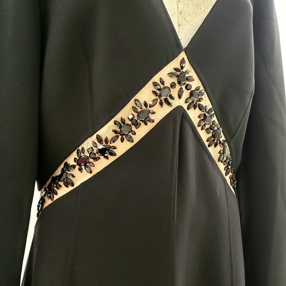 PRICE REDUCED MK Collection Jeweled Gown Sz 16 - Picture 7 of 8